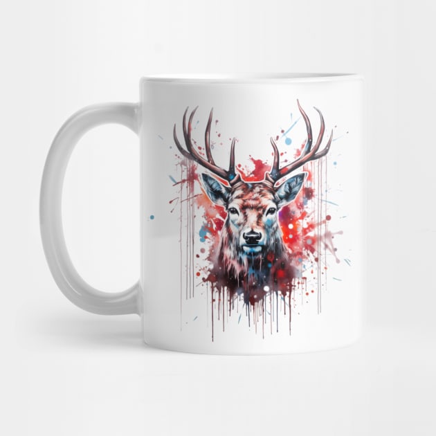 Graffiti Stag by OspreyElliottDesigns